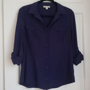 Dark Purple button down